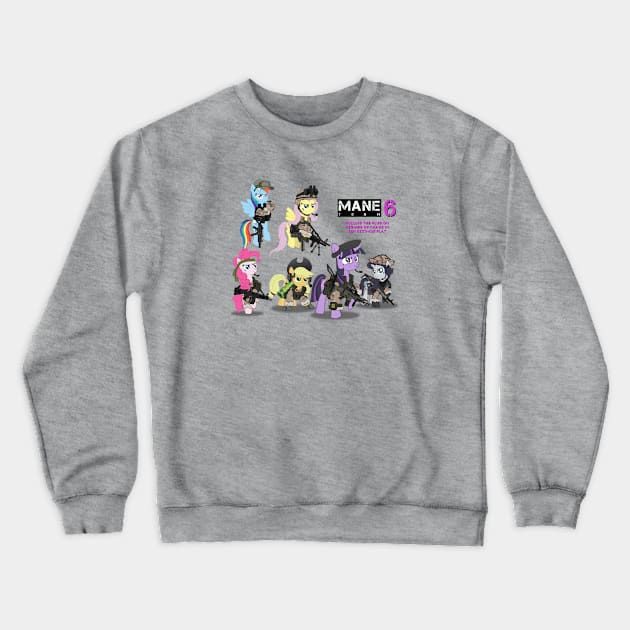 Mane Team Six Crewneck Sweatshirt by daryllalvero